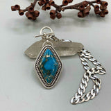 The Alchemist Choker- Morenci II Turquoise and Sterling Silver Heavyweight Choker