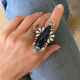 The Dagger Ring- Pietersite and Sterling Silver- Finished to Size or as a Pendant