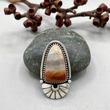 RAFFLE ENTRY- For Desert Dreamer Portal Ring- Picture Jasper and Sterling Silver- Finished to Size or as a Pendant