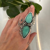 The Secret Garden Ring- Australian Chrysoprase and Sterling Silver- Finished to Size or as a Pendant