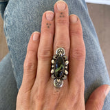 The Looking Glass Ring 1- Natural Cristo Ribbon Variscite and Sterling Silver- Finished to Size or as a Pendant