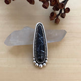 Large Petrified Palm Root Talon Ring or Pendant- Sterling Silver- Finished to Size