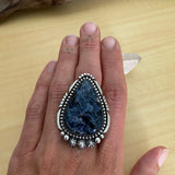 Large Celestial Pietersite Ring- Sterling Silver and Pietersite- Finished to Size