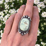 Variscite Celestial Ring or Pendant- Sterling Silver and Prince Variscite- Finished to Size