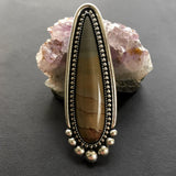 Huge Cripple Creek Jasper Talon Ring or Pendant- Sterling Silver and Cripple Creek Jasper- Finished to Size