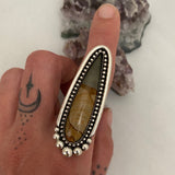 Large Picture Jasper Talon Ring or Pendant- Sterling Silver and Landscape Jasper- Finished to Size