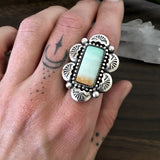 Blue Opal Petrified Wood Overlay Ring or Pendant- Sterling Silver and Indonesian Opalized Petrified Wood- Finished to Size