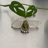 Large Turquoise Statement Ring or Pendant- Sterling Silver and Bao Canyon Turquoise- Finished to Size