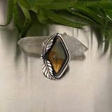 High Plains Ring- Huge Sterling Silver and Owyhee Jasper Statement Ring or Pendant- Finished to Size