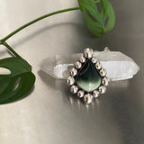 Large Imperial Jasper Bubble Ring or Pendant- Sterling Silver and Imperial Jasper- Finished to Size