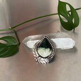 Large Leafy Jasper Ring or Pendant- Sterling Silver and Imperial Jasper- Finished to Size