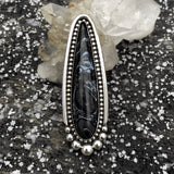 Huge Petrified Palm Root Talon Ring or Pendant- Sterling Silver and Palm Root- Finished to Size