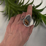 The Mojave Ring- Sterling Silver and Polychrome Jasper Statement Ring or Pendant- Finished to Size