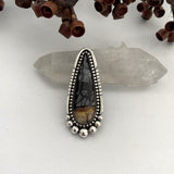 Large Picasso Marble Dagger Ring or Pendant- Sterling Silver- Finished to Size