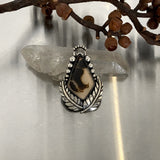 Large Montana Agate Empress Ring or Pendant- Sterling Silver - Finished to Size