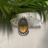 The Sahara Ring- Large Sterling Silver and Owyhee Jasper Statement Ring or Pendant- Finished to Size