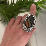 Sedona Ring- Large Sterling Silver and Polychrome Jasper Statement Ring or Pendant- Finished to Size