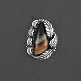 Super Bloom Ring- Huge Sterling Silver and Polychrome Jasper Statement Ring or Pendant- Finished to Size