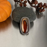Large Chunky Montana Agate Ring or Pendant- Sterling Silver- Finished to Size