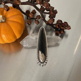 XXL Talon Ring or Pendant- Petrified Palm Root and Sterling Silver- Finished to Size