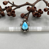 The Icicle Ring- Size 10- Natural Golden Hills Lavender Turquoise and Sterling Silver