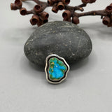 The Reverberation Ring 1- Sonoran Gold Turquoise and Sterling Silver- Finished to Size or as a Pendant