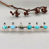 Hand-Stamped Turquoise Rings