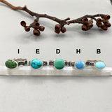 Hand-Stamped Turquoise Rings