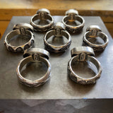 Hand-Stamped Turquoise Rings