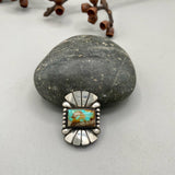 The Phoenix Ring #1- Natural Royston Ribbon Turquoise and Sterling Silver- Finished to Size or as a Pendant