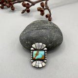 The Phoenix Ring #3- Natural Royston Turquoise and Sterling Silver- Finished to Size or as a Pendant