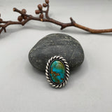 The Prism Ring- Polychrome Royston Turquoise and Sterling Silver- Finished to Size or as a Pendant