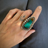 The Laguna Ring- Opalized Petrified Wood and Sterling Silver- Finished to Size or as a Pendant
