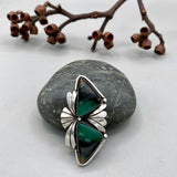The Deep Sea Ring- Opalized Petrified Wood and Sterling Silver- Finished to Size or as a Pendant