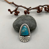 The Galaxy Portal Ring- Morenci II and Sterling Silver- Finished to Size or as a Pendant