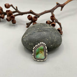 The Ether Ring - Natural Royston Turquoise and Sterling Silver- Finished to Size or as a Pendant