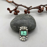 The Phoenix Ring #4- Natural Emerald Rose Variscite and Sterling Silver- Finished to Size or as a Pendant