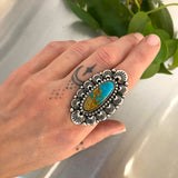 The Sweetheart Ring 1- Royston Turquoise and Sterling Silver- Finished to Size or as a Pendant