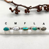 Hand-Stamped Turquoise Rings