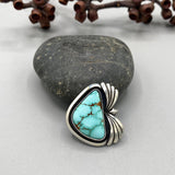 The Fountain Ring- Natural High Grade Royston Turquoise and Sterling Silver- Finished to Size or as a Pendant