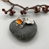 The Daybreak Earrings- Montana Agate and Sterling Silver