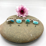 Hand-Stamped Turquoise Rings