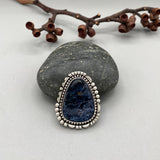 The Tempest Ring- Pietersite and Sterling Silver- Finished to Size or as a Pendant