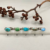 Hand-Stamped Turquoise Rings