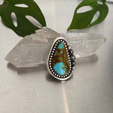 Celestial Kingman Ring or Pendant- Sterling Silver and Kingman Turquoise- Finished to Size