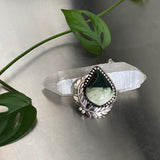 Large Leafy Jasper Ring or Pendant- Sterling Silver and Imperial Jasper- Finished to Size