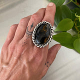 The Mammatus Ring or Pendant- Pietersite and Sterling Silver - Finished to Size or as a Pendant