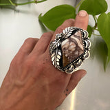 The Venus Ring- Sterling Silver and Wild Horse Magnesite- Finished to Size or as a Pendant