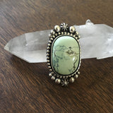 Variscite Celestial Ring or Pendant- Sterling Silver and Prince Variscite- Finished to Size