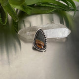 The Mojave Ring- Sterling Silver and Polychrome Jasper Statement Ring or Pendant- Finished to Size